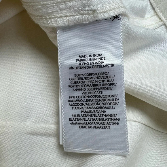 Polo Ralph Lauren Womens Straight Leg Cargo White Trousers Size 6 - Picture 6 of 14